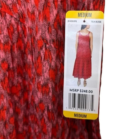 NWT Cotton Joie Maxi tiered dress Tea Rose MSRP $248 Medium REVOLVE - Picture 5 of 12